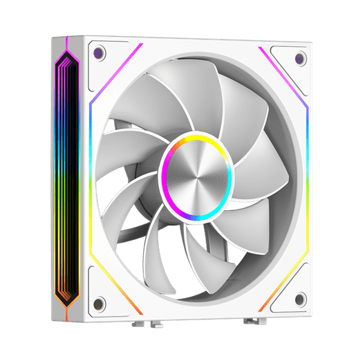 Вентилятор для корпуса PCCoole F3 X120R ARGB WH 3IN1, FAN 120mm, 800~1800RPM, 54 CFM, RGB