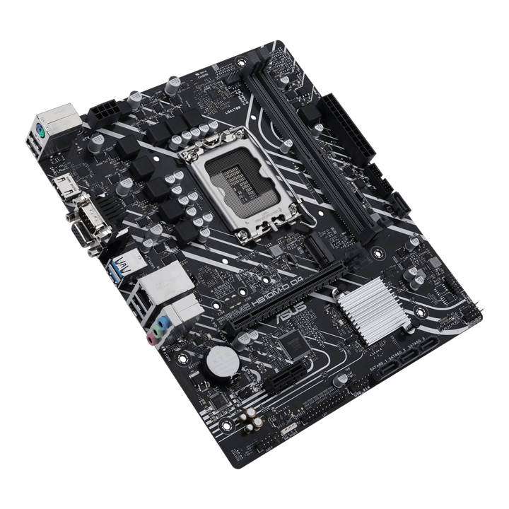 Материнская плата ASUS PRIME H610M-D D4, LGA1700 2xDDR4 4xSATA3 M.2 D-Sub HDMI COM mATX