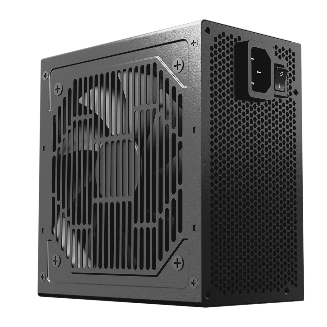 Блок питания PCCooler  550W, KF550, Non Modular, 80+ WHITE, КПД ≥85%, Fan 120mm, Черный, P3-F550-W1H