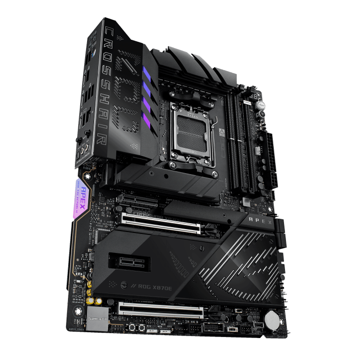 Материнская плата ASUS ROG CROSSHAIR X870E APEX AM5 2xDDR5 4xSATA Raid 5xM.2 3xType-C ATX