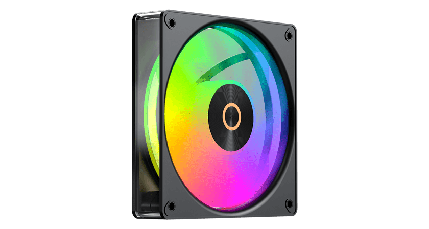 Вентилятор для корпуса Ocypus Gamma F12 Elite BK ARGB REVERSE BLADE 1x(120x120x25mm) Черный