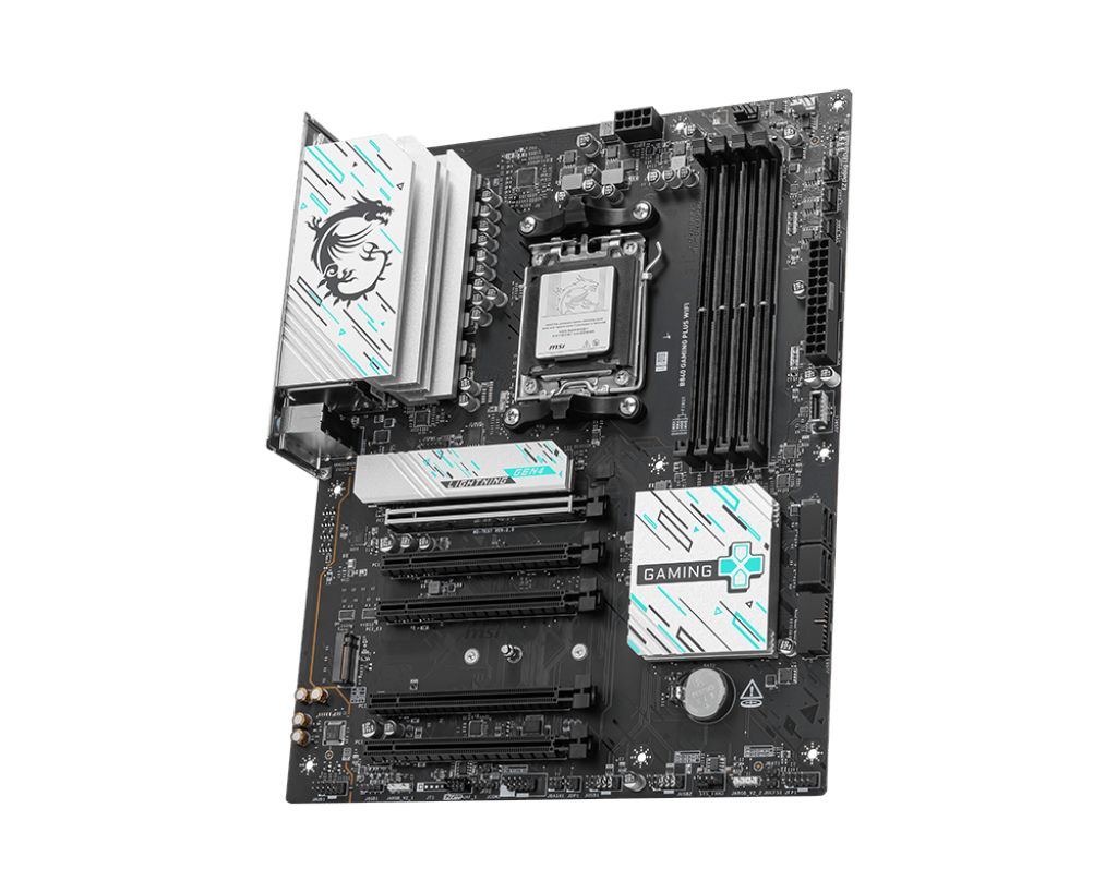 Материнская плата MSI B840 GAMING PLUS WIFI AM5 4xDDR5 4xSATA3 RAID 2xM.2 1xHDMI 1xType-C ATX