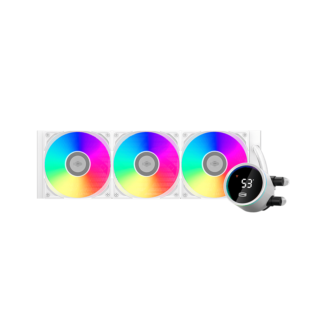 Водяное охлаждение для CPU PCCooler DA360 Pro ARGB Digital WH TDP 300W Intel/AMD Белый