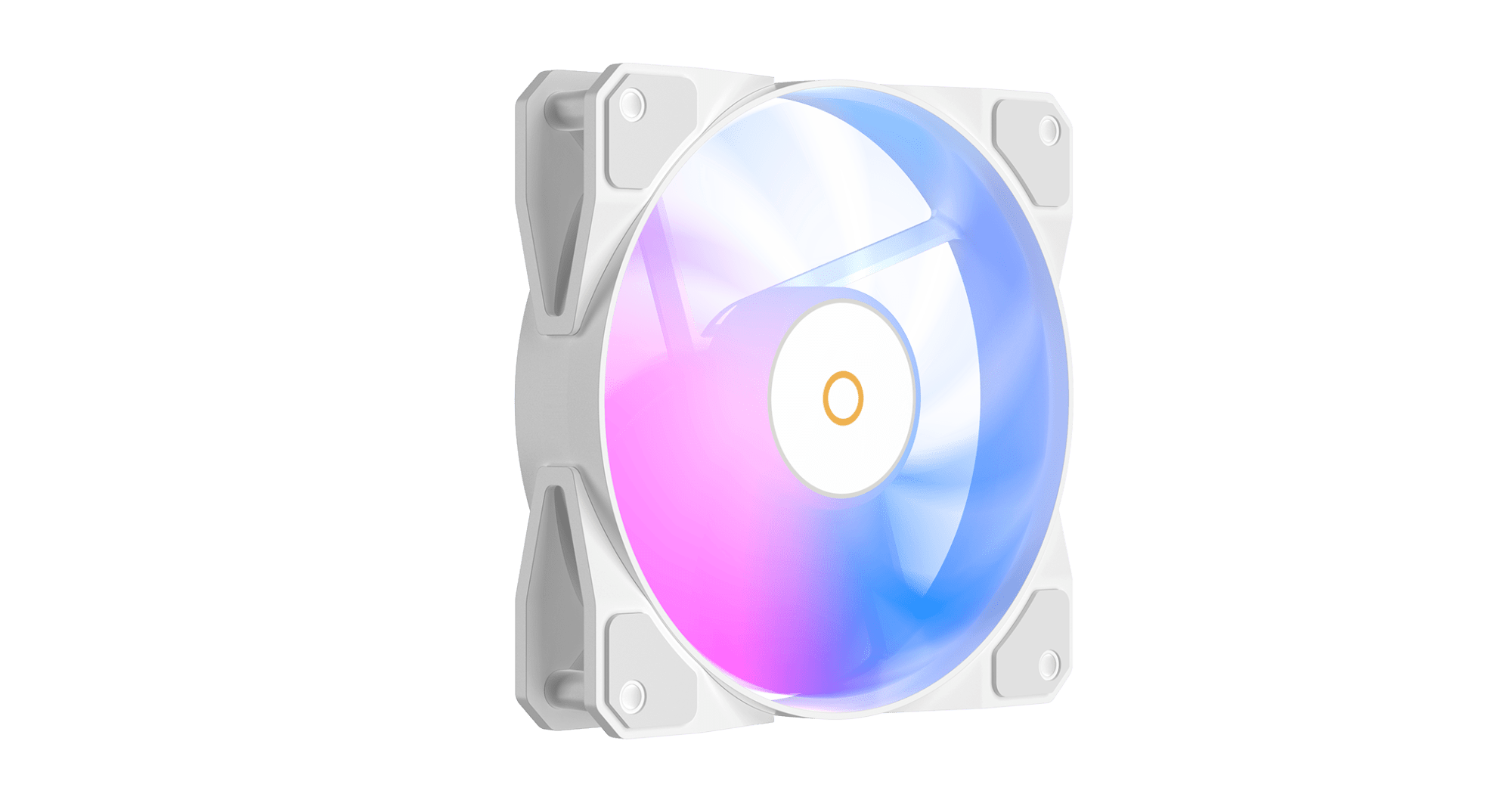 Вентилятор для корпуса Ocypus Beta F12 WH ARGB REVERSE BLADE 1x(120x120x25mm) 1600RPM 56CFM Белый