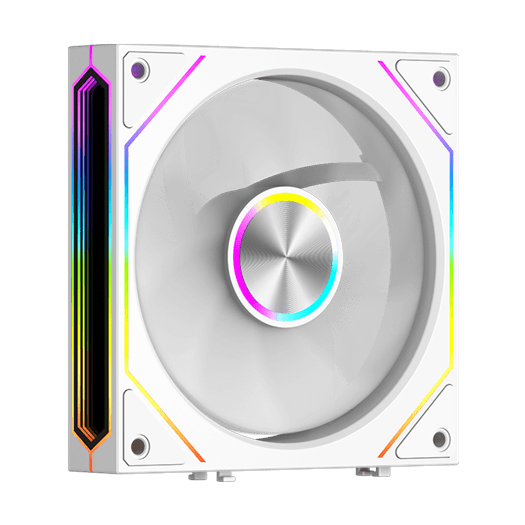 Вентилятор для корпуса PCCoole F3 X120R ARGB WH 3IN1, FAN 120mm, 800~1800RPM, 54 CFM, RGB