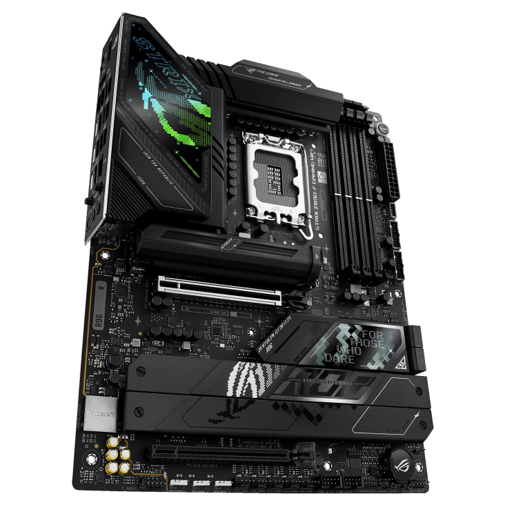 Материнская плата ASUS ROG STRIX Z890-F GAMING WIFI, LGA1851 Z890 4xDDR5 4xSATA3 5xM.2 HDMI DP ATX