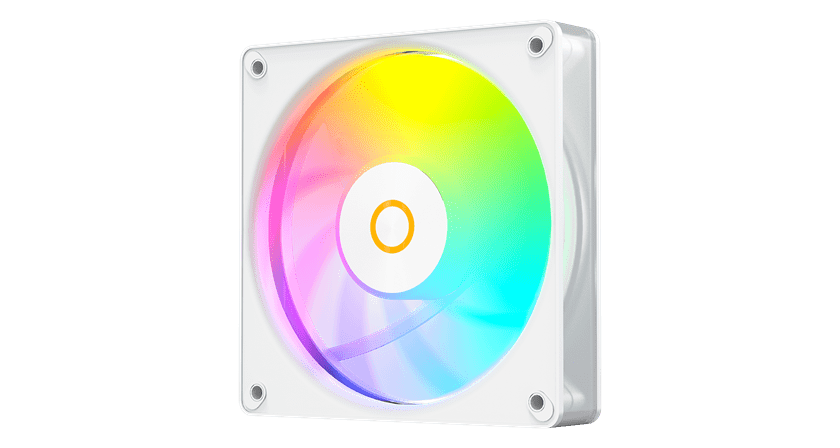 Вентилятор для корпуса Ocypus Gamma F12 Elite WH ARGB REVERSE BLADE 1x(120x120x25mm) Белый