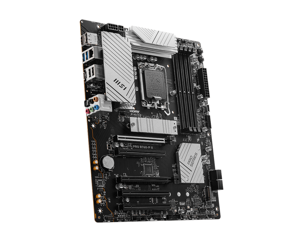 Материнская плата MSI PRO B760-P II LGA1700 4xDDR5 4xSATA3 RAID 2xM.2 HDMI DP ATX