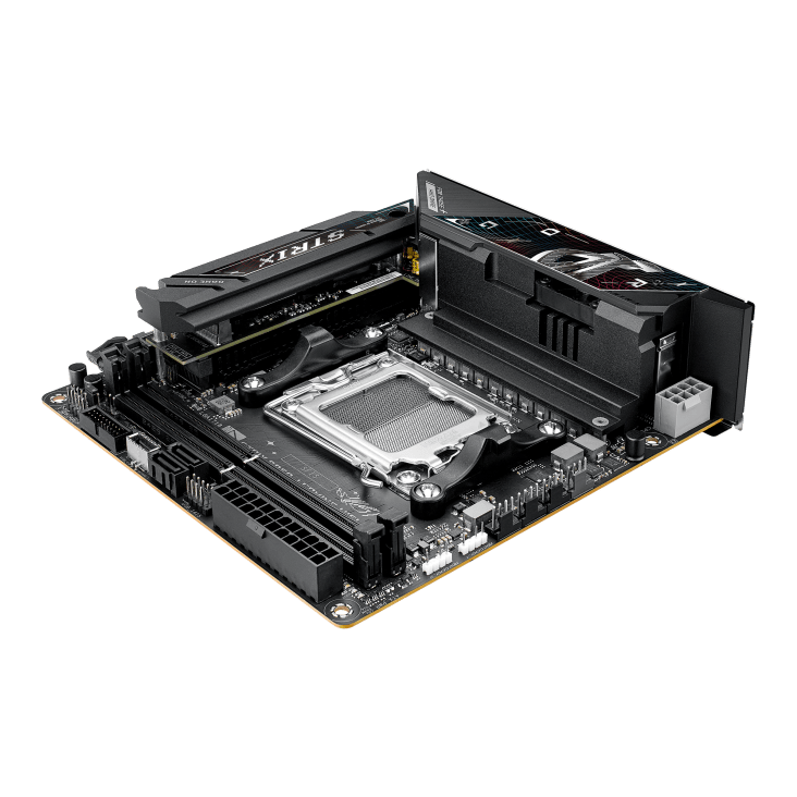 Материнская плата ASUS ROG STRIX B850-I GAMING WIFI AM5 2xDDR5 2xSATA 2xM.2 HDMI USB-C Mini-ITX