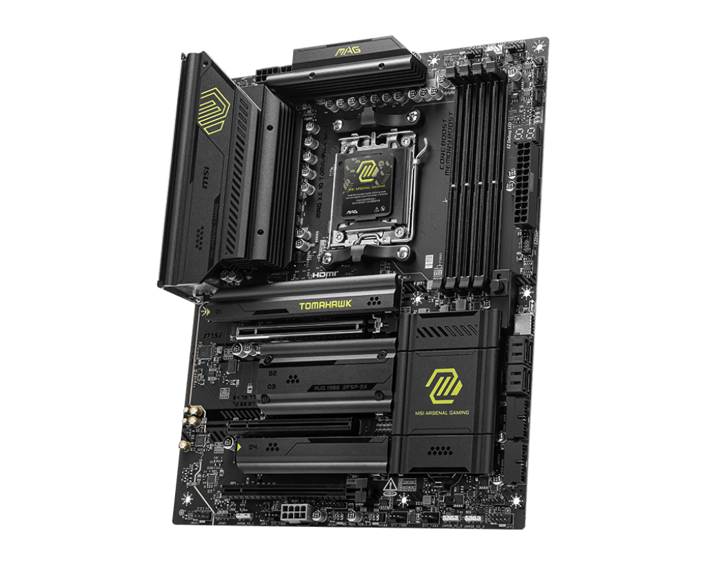 Материнская плата MSI MAG X870 TOMAHAWK WIFI AM5 X870 4xDDR5 4xSATA3 RAID 4xM.2 HDMI DP ATX