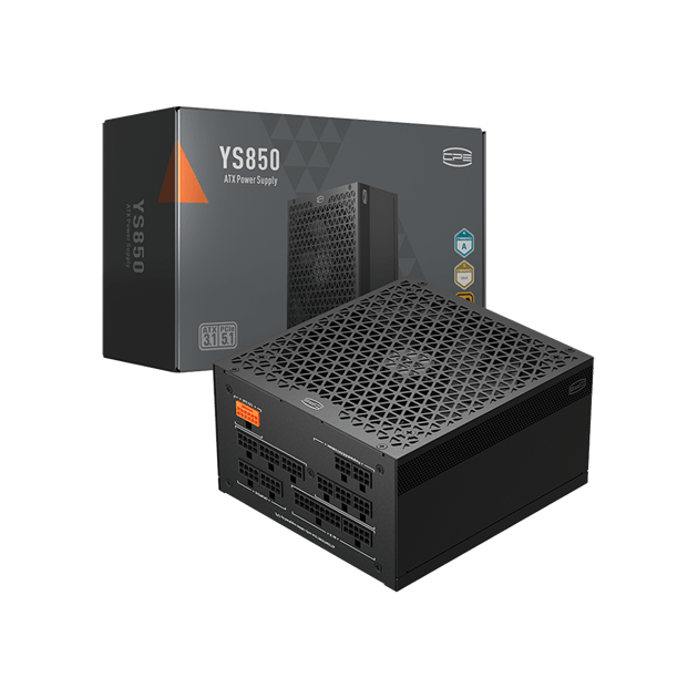 Блок питания PCCooler  850W, YS850, Full Modular, 80+ GOLD, ≥90%, Fan 135mm, Черный, P5-YS850-G1F