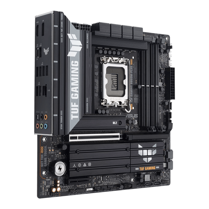 Материнская плата ASUS TUF GAMING B860M-PLUS, LGA1851 B860 4xDDR5 4xSATA 3xM.2 HDMI DP USB-C mATX
