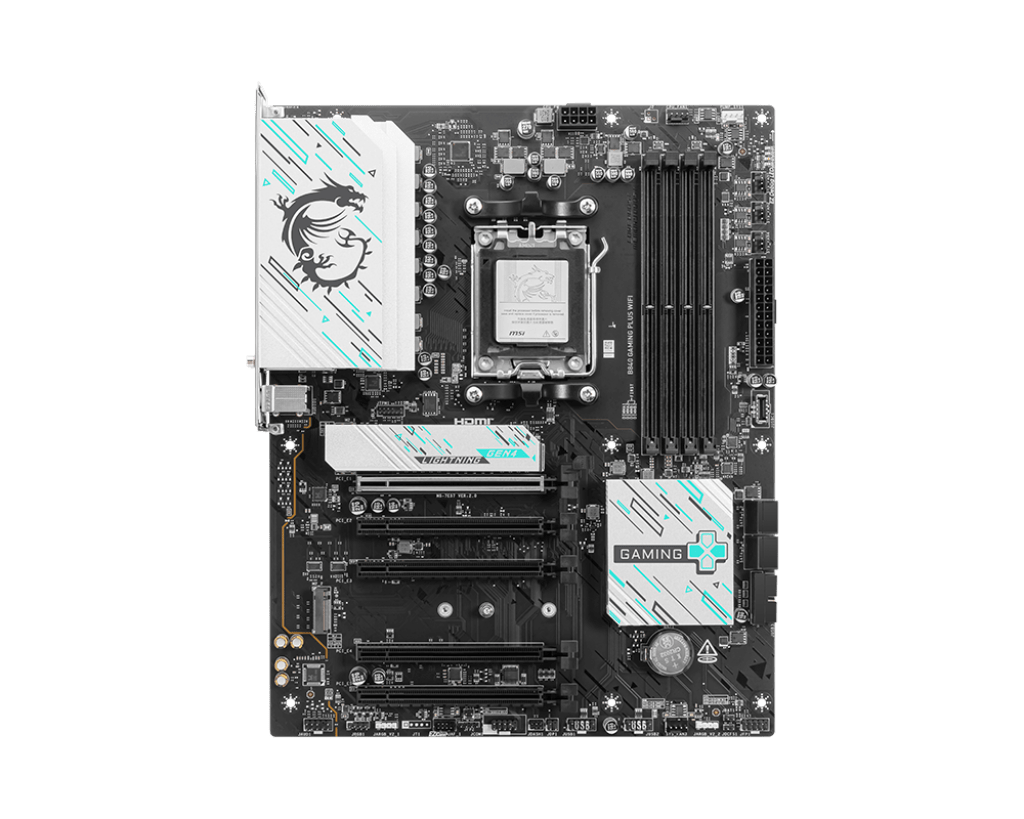 Материнская плата MSI B840 GAMING PLUS WIFI AM5 4xDDR5 4xSATA3 RAID 2xM.2 1xHDMI 1xType-C ATX