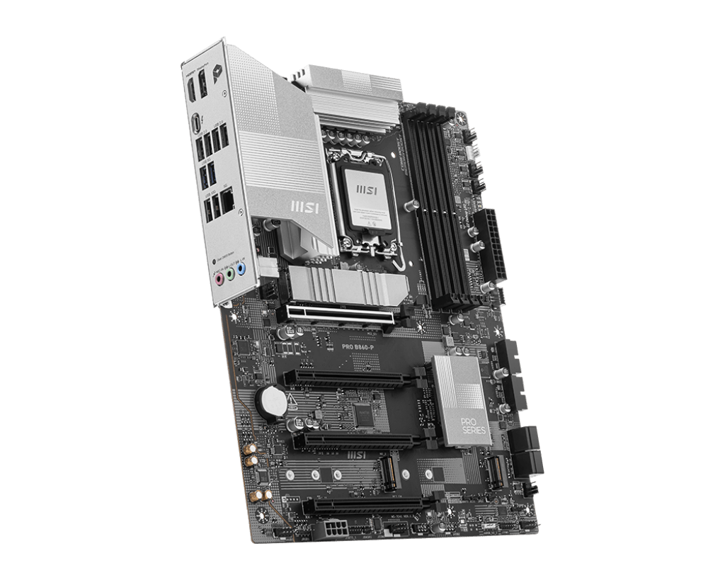 Материнская плата MSI PRO B860-P LGA1851 4xDDR5 4xSATA3 RAID 3xM.2 HDMI Type-C DP ATX