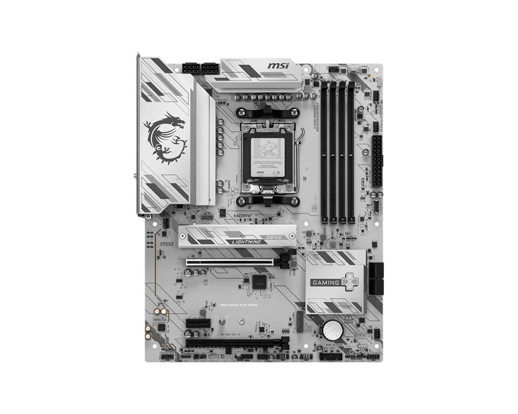 Материнская плата MSI B850 GAMING PLUS WIFI6E AM5 4xDDR5 4xSATA3 RAID 2xM.2 DP HDMI 2xType-C ATX