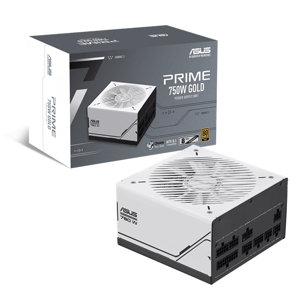 Блок питания ASUS  750W, Prime 750W Gold, Full Modular, ATX, 80+ GOLD, КПД 92%, Fan 135mm, AP-750G