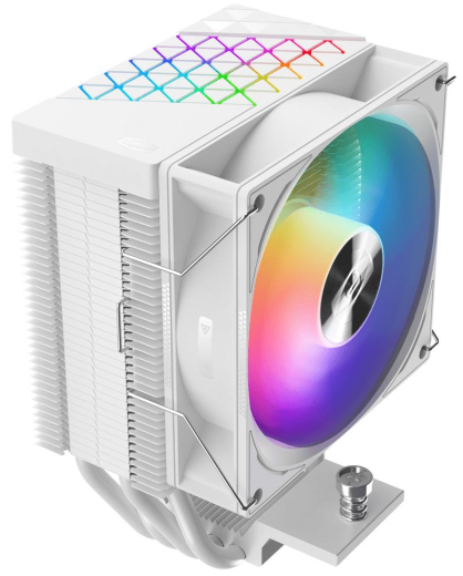 Вентилятор для процессора PCCooler R400 ARGB WH TDP 180W 4-pin 115X/1200/1700/AM4/AM5 Белый