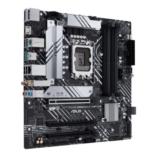 Материнская плата ASUS PRIME B660M-A WIFI D4, LGA1700 4xDDR4 4xSATA3 2xM.2 RAID 2xHDMI DP mATX