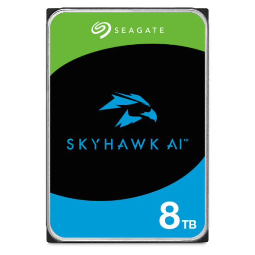 Жесткий диск для видеонаблюдения  8Tb Seagate SkyHawk AI SATA3 3.5" 256Mb ST8000VE001