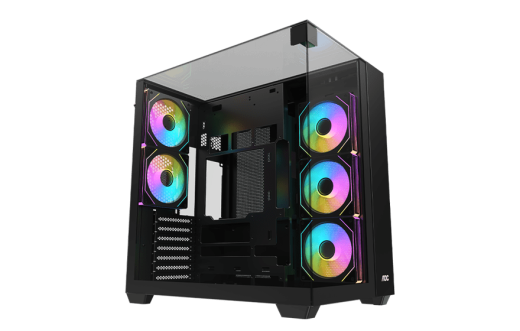Корпус AOC CG409B 5F ATX/M-ATX/ITX 2xUSB3.0 1xType-C 1xAudio/Mic Черный AOC-CG409-BF5V1R0T3-G