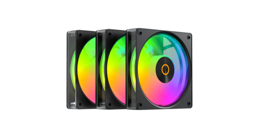 Вентилятор для корпуса Ocypus Gamma F12 Elite BK ARGB 3-IN-1 3x(120x120x25mm) 600-1800RPM Черный