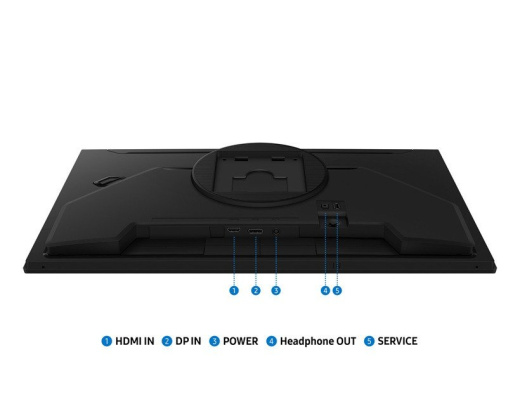 Монитор 25" SAMSUNG LS25HG400EIXCI IPS FHD 1920x1080 300Hz 1мс 300кд/м2 1000:1 1xHDMI 1xDP Черный