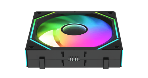 Вентилятор для корпуса Ocypus Gamma F12 UNI BK ARGB 1x(123x120x25mm), 800-1800 RPM Черный