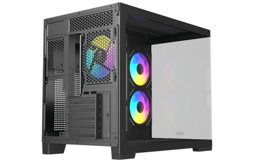 Корпус AOC CG392B 3F M-ATX/ITX 1xUSB2.0 1xUSB3.0 1xType-C 1xAudio/Mic Черный AOC-CG392-BF3V2R0T2-G