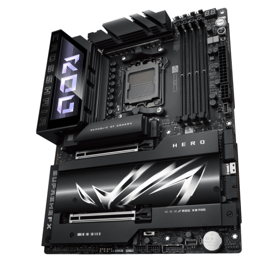 Материнская плата ASUS ROG CROSSHAIR X870E HERO AM5 4xDDR5 4xSATA Raid 4xM.2 10xUSB ATX