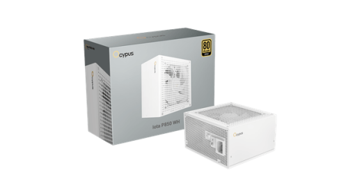 Блок питания Ocypus Iota P850 WH 850W Full Modular, 80+ GOLD, КПД 91% Белый, Iota-P850-G1FFWH025X-EU