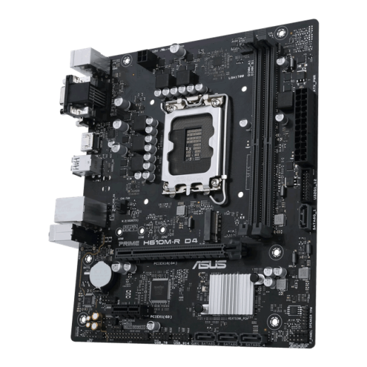 Материнская плата ASUS PRIME  H610M-R D4-SI, LGA1700 2xDDR4 4xSATA3 M.2 1xD-Sub 1xDVI 1xHDMI mATX