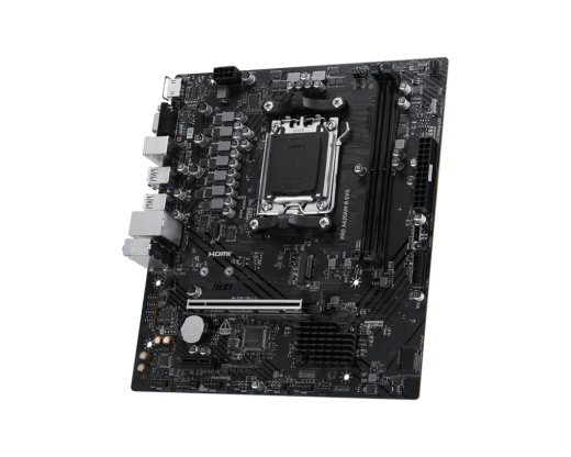 Материнская плата MSI PRO A620AM-B EVO AM5 2xDDR5 4xSATA3 RAID M.2 1xD-Sub 1xHDMI GLAN mATX