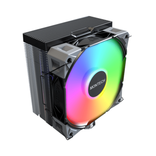Вентилятор для процессора Montech NX400 ARGB (B) TDP 220W 4-pin 1851/1700/1200/115X/AM5/AM4 Black