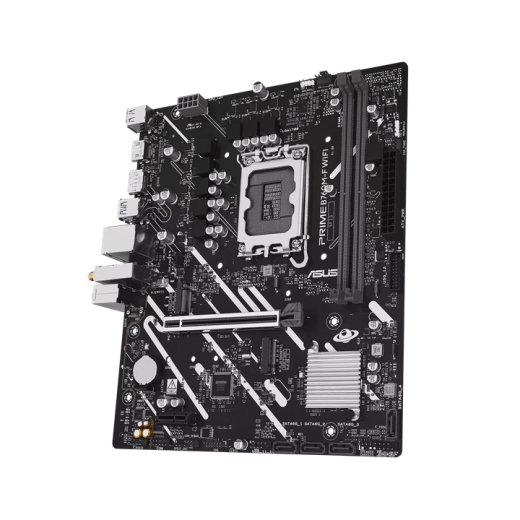Материнская плата ASUS PRIME B760M-F WIFI, LGA1700 B760 2xDDR5 4xSATA3 2xM.2 RAID 1xHDMI 1xDP mATX