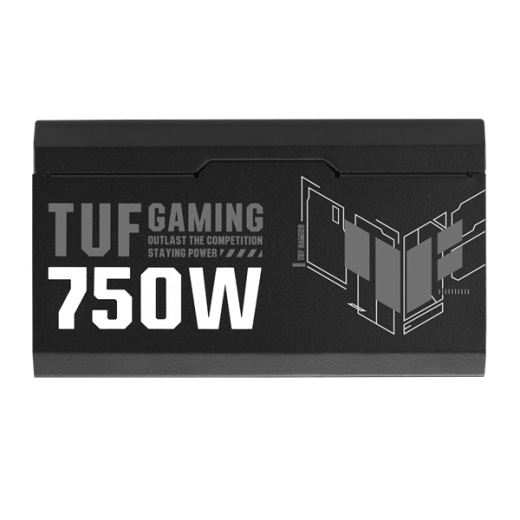 Блок питания ASUS  750W, TUF Gaming 750W Gold, Full Modular, 80+ GOLD, КПД 92%, TUF-GAMING-750G