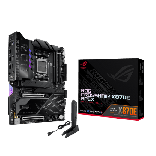 Материнская плата ASUS ROG CROSSHAIR X870E APEX AM5 2xDDR5 4xSATA Raid 5xM.2 3xType-C ATX