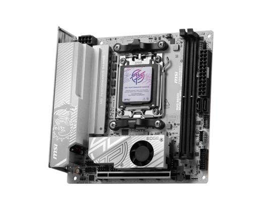 Материнская плата MSI MPG B850I EDGE TI WIFI AM5 B850 2xDDR5 2xSATA RAID 2xM.2 HDMI Type-C mTX