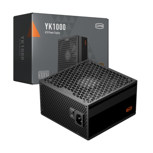 Блок питания PCCooler 1000W, YK1000, Non Modular, 80+ BRONZE, ≥89%, Fan 135mm, Черный, P5-YK1000-B1H