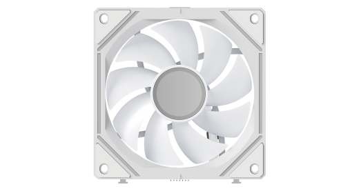 Вентилятор для корпуса Ocypus Gamma F12 UNI WH ARGB 3-IN-1 3x(123x120x25mm) 800-1800RPM 53CFM Белый