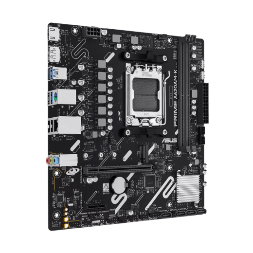 Материнская плата ASUS PRIME A620AM-K AMD A620A AM5 2xDDR5 4xSATA3 RAID M.2 HDMI DP mATX