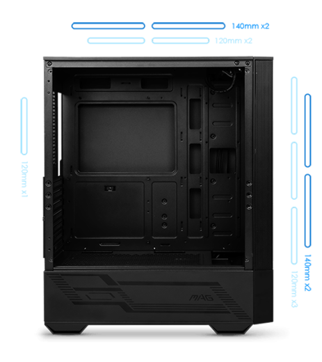 Компьютерный корпус MSI MAG FORGE 112R ATX/mATX/ITX 2 x USB 3.2 Gen1, ARGB