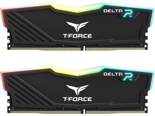 Оперативная память 16GB Kit (2x8GB) 3200MHz DDR4 Team Group DELTA RGB TF3D416G3200HC16FDC01 Black