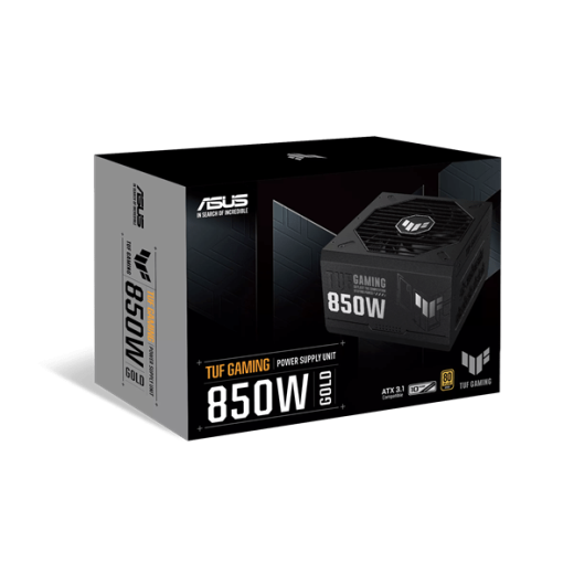 Блок питания ASUS  850W, TUF Gaming 850W Gold, Full Modular, 80+ GOLD, КПД 92%, TUF-GAMING-850G
