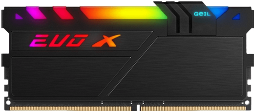 Оперативная память 16GB GEIL DDR4 3200MHz UDIMM PC4-25600 EVO X II Black RGB GEXSB416GB3200C16BSC