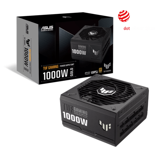Блок питания ASUS 1000W, TUF Gaming 1000W Gold, Full Modular, 80+ GOLD, КПД 92%, TUF-GAMING-1000G