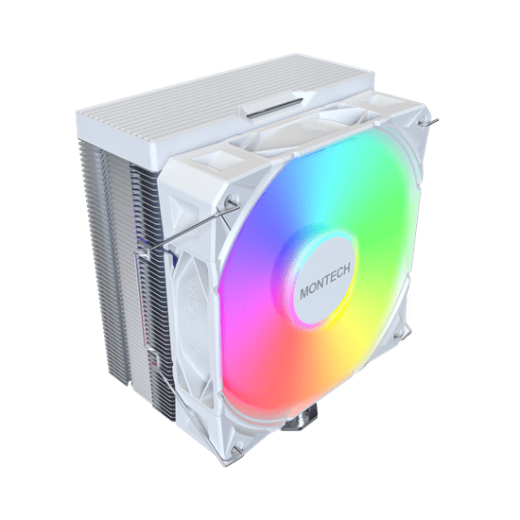 Вентилятор для процессора Montech NX400 ARGB (W) TDP 220W 4-pin 1851/1700/1200/115X/AM5/AM4 White