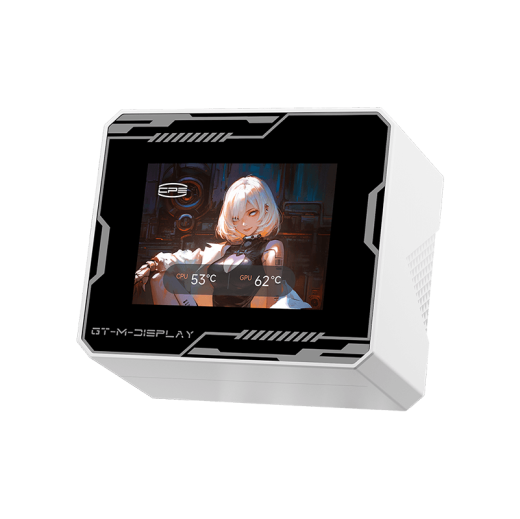 Водяное охлаждение для CPU PCCooler GT360M ARGB Display WH TDP 300W 115X/1200/1700/1851/AM4/AM5 Бел