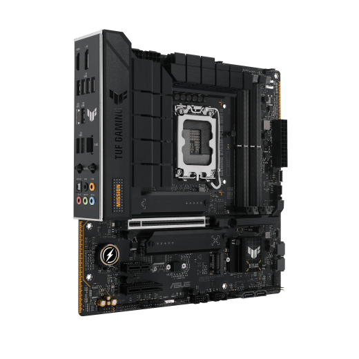 Материнская плата ASUS TUF GAMING B760M-PLUS WIFI II, LGA1700 4xDDR5 4xSATA3 3xM.2 RAID HDMI DP mATX