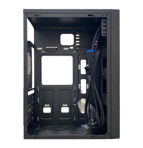 Корпус NOMAD NMD-C6016 mATX 1x3.5" 2x2.5" USB3.0х2 USB2.0х1 Черный, Без БП