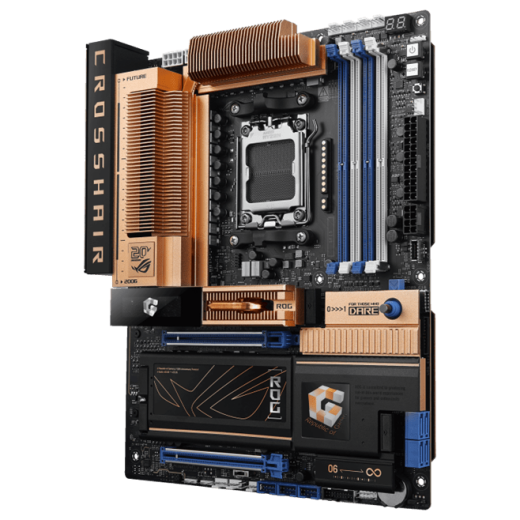 Материнская плата ASUS ROG CROSSHAIR 2006 AM5 X870E 4xDDR5 4xSATA RAID 5xM.2 1xHDMI 2xUSB4 TypeC ATX